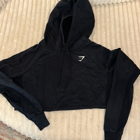 GYMSHARK CROPPED HOODIE - Picture 1 of 3